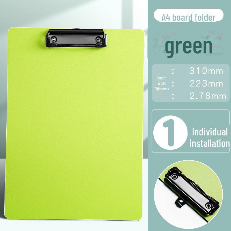 

Утолщенная вертикальная папка-регистратор формата А4 с блокнотом и одним зажимом.