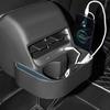 For Tesla Model 3 Model Y Rear Seat Air Vent Car Cup Holder Drink Bottle Organizer for Tesla Model 3/Y Console Storage