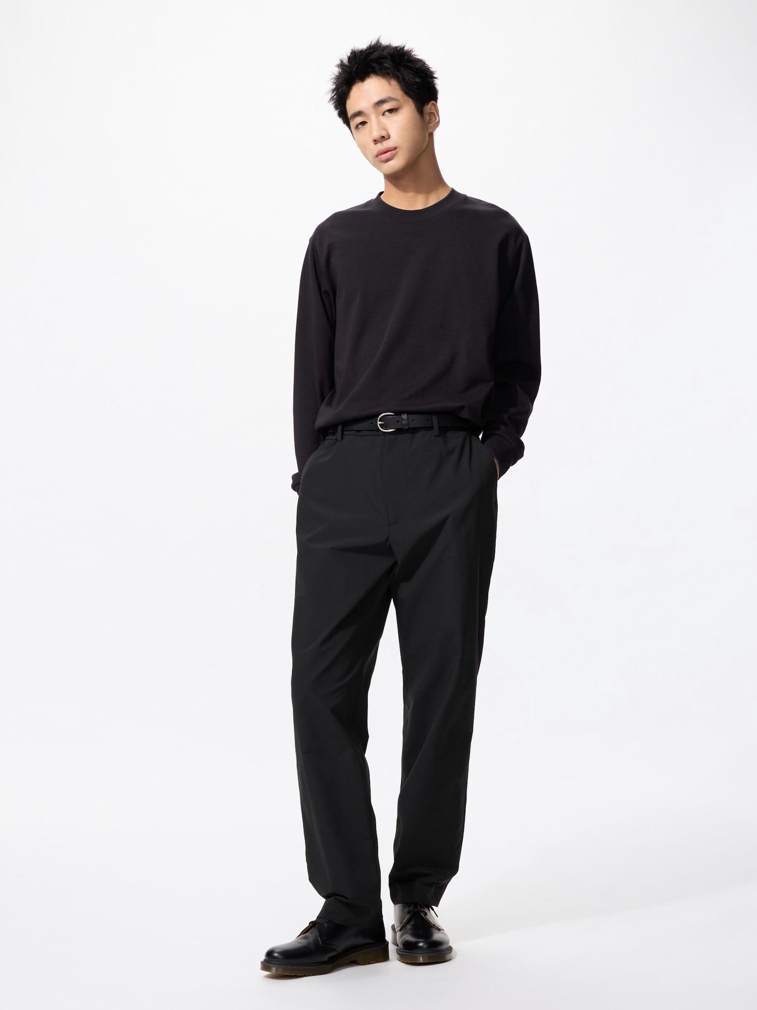 

Uniqlo Impressive Easy Pants Leg Length 72 78 Cm 09 BLACK/MEN S