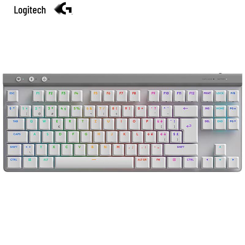 

Logitech G515 TKL Wireless Mechanical Gaming Keyboard Tri-mode Connectivity