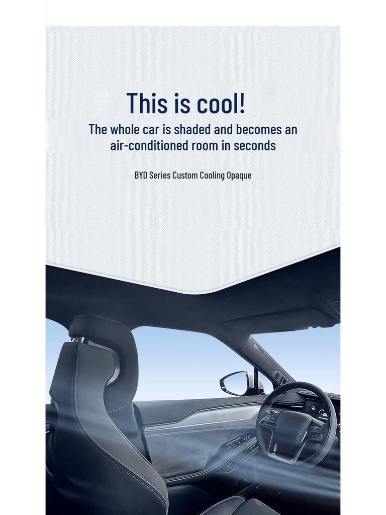 BYD Seal Tang Han Suede Heat Insulation Sunroof Shade