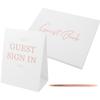 1Set Wedding Sign in Book Guest Book Alternative for Wedding Party Reception Beautiful Keepsake to Preserve Blessings Forever
