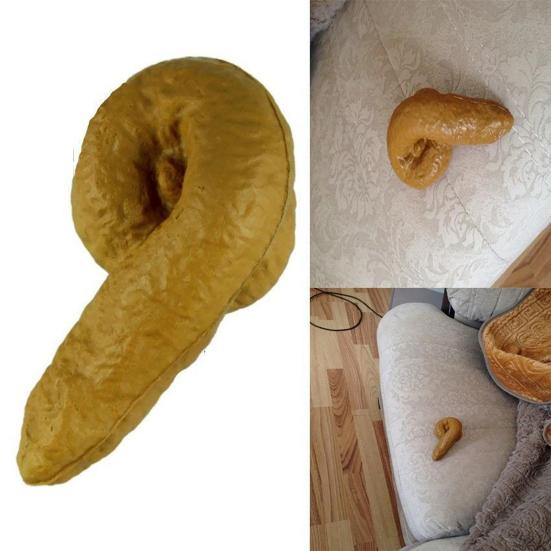 Fake Turd 6-Shape Design Realistic Disgusting Disgusting Fake Turd Prank Prop