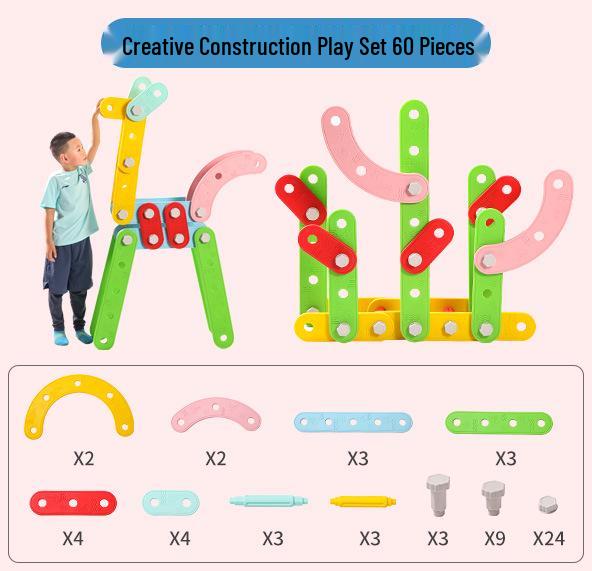 Creative Educational Building Blocks for Kindergarten