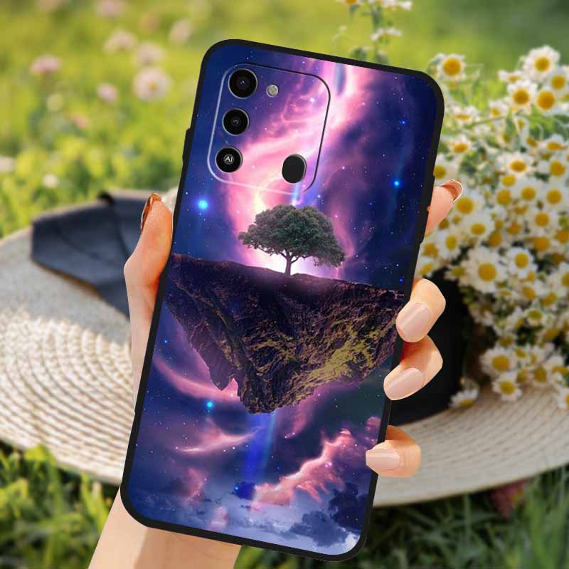 For Tecno Spark GO 2022 Case 2024 Cat Cartoon Soft TPU Silicone Phone Case For Tecno Spark 8C Cover Protective Spark8C KG5k KG5j