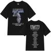 Camiseta Unisex Casual Blanca de Algodón para Mujer y Hombre con Gráfico de Concierto Aitana Cuarto Azul World Tour 2026