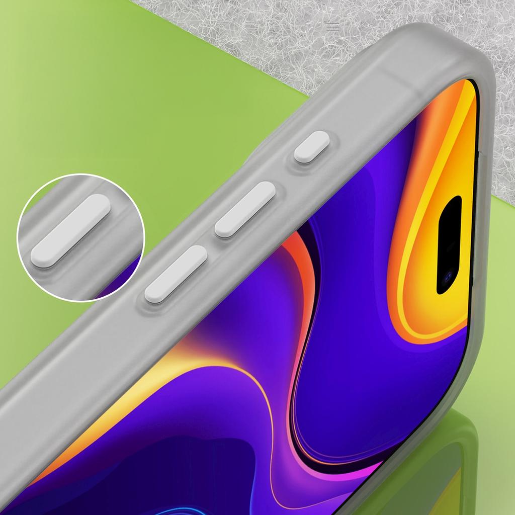 Etui case na iPhone 17 Pro Magnetic Abrasive MagSafe - matowe białe