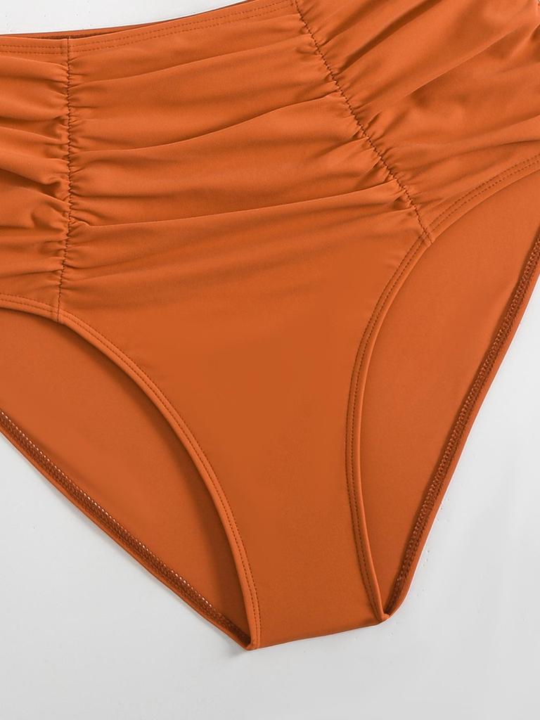 2025 European & American High-Waisted Women's Bikini - Sexy, Split Design Swimwear