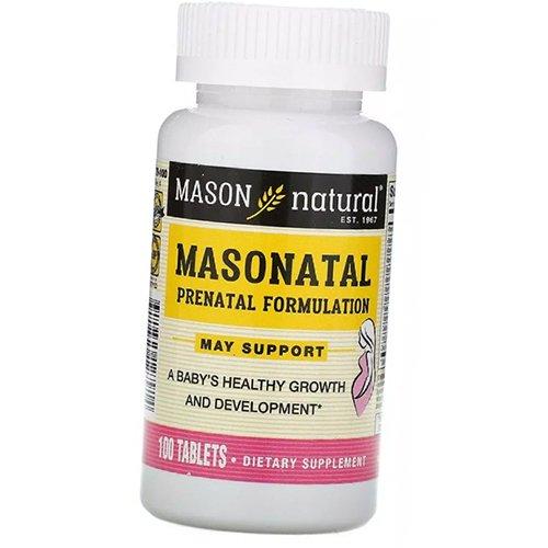 

Полівітаміни для вагітних, Masonatal Prenatal Formulation, Mason Natural 100таб (36529016) 100tab