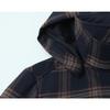 High-End Women's Plaid Hooded Jacket & High-Waisted Lantern Pants Set
