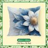 Blue and White Mandala Flower Cushions Pillowcase Polyester Cushion Cover Throw Pillow Pillowcover Home Car Sofa Decor