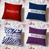 Italian Gorgeous D-Damiani Cushion Cover Premium Comfort Reversible Pillow Cove -Two In One Design for Any Room & Car Interior