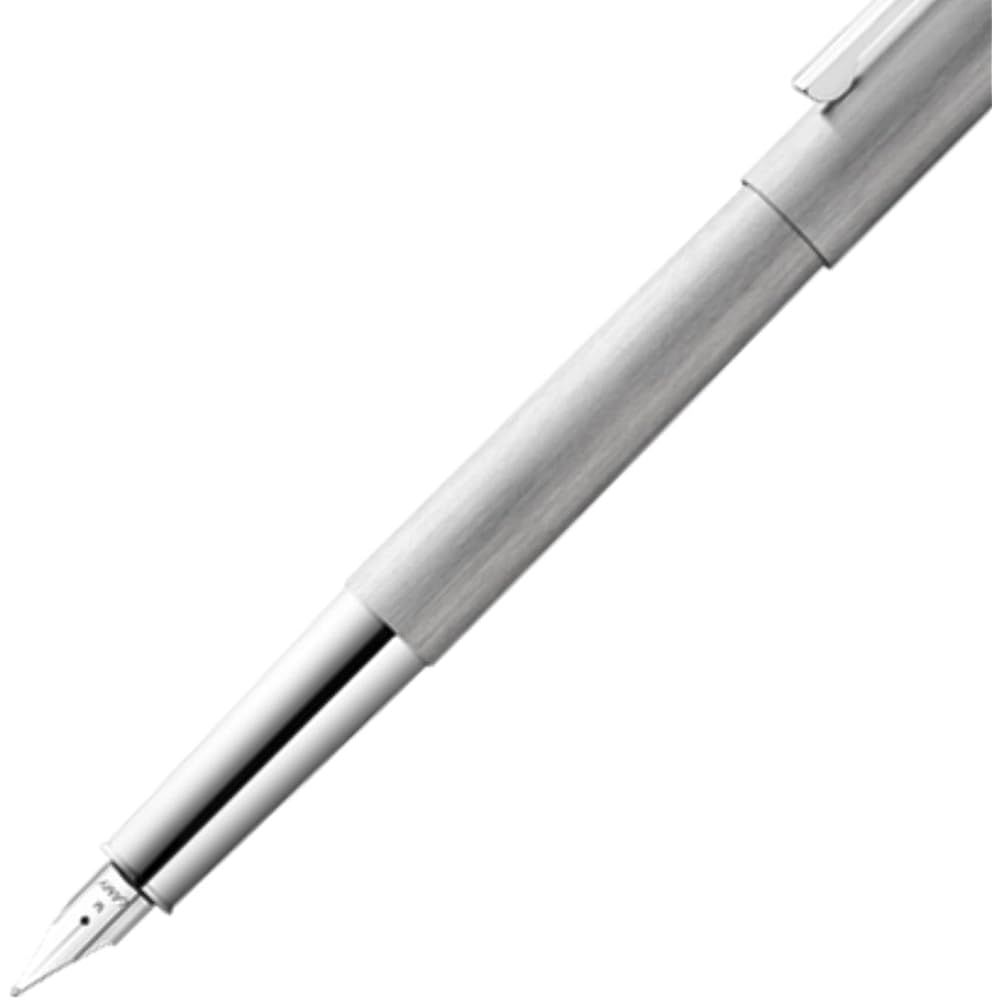 LAMY Ramy Fountain Pen EF Ultra Fine Scala Stainless Steel L51-EF Regular Imported