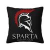 Luxury Sparta Spirit Spartan Skull Sofa Cushion Cover Velvet Throw Pillow Case for Living Room