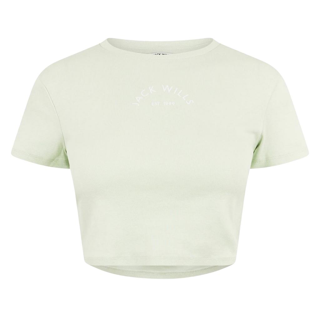Jack Wills Womens/Ladies 1 Cotton Crop T-Shirt