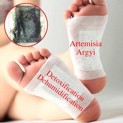 Artemisia Argyi parches desintoxicantes para pies almohadillas toxinas pies limpieza adelgazante almohadillas adhesivas para la salud corporal a base de hierbas