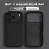 Al Magnetic Phone Case For For Iphone 17 16 Pro Max Liquid Silicone Cases For For Iphone17 16 Pro Max 17Pro Air Soft Bumper Cover