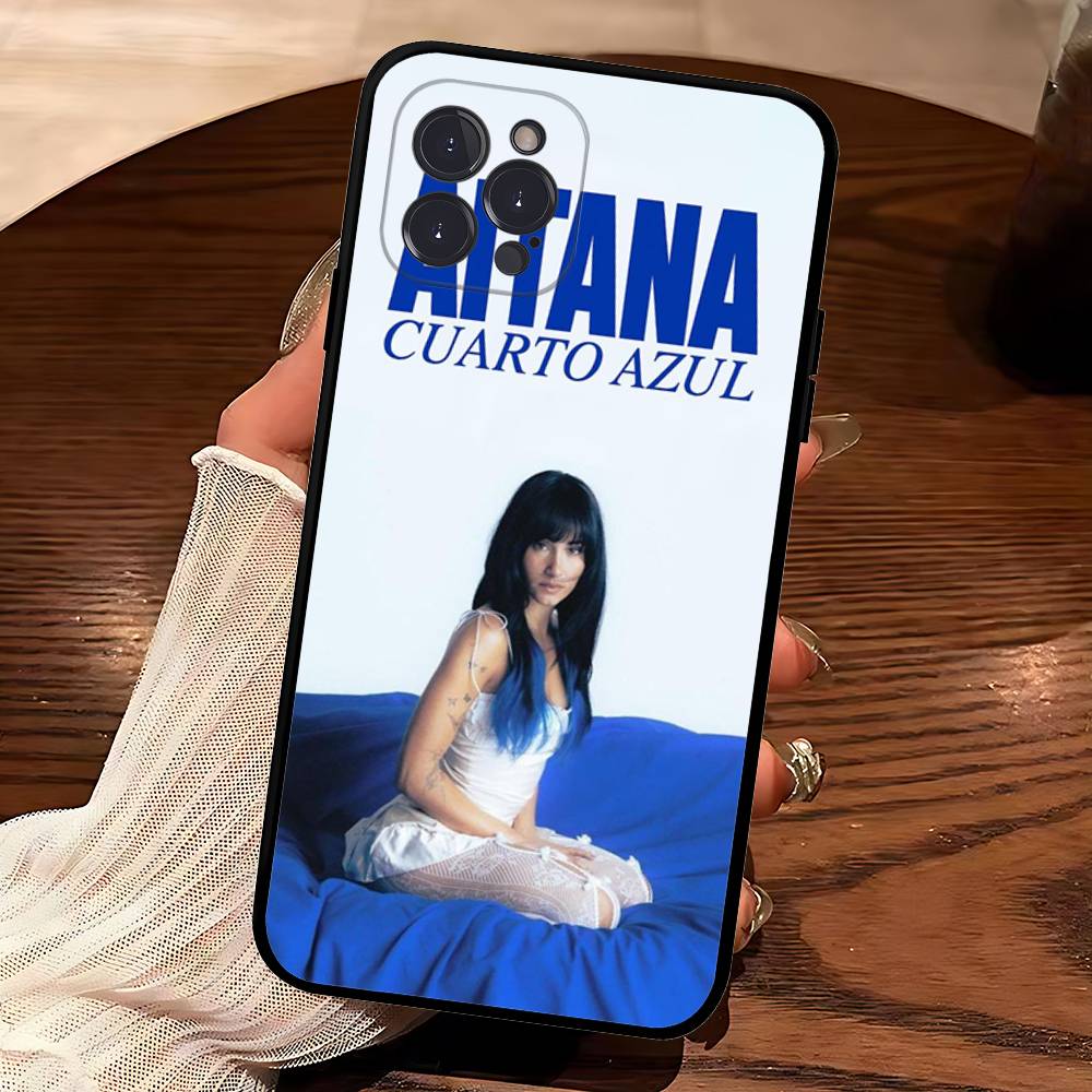 Spanish Singer Aitana Ocana Phone Case For IPhone 17 Air 16 15 14 Plus 13 12 Mini 11 Pro Max Black Cover