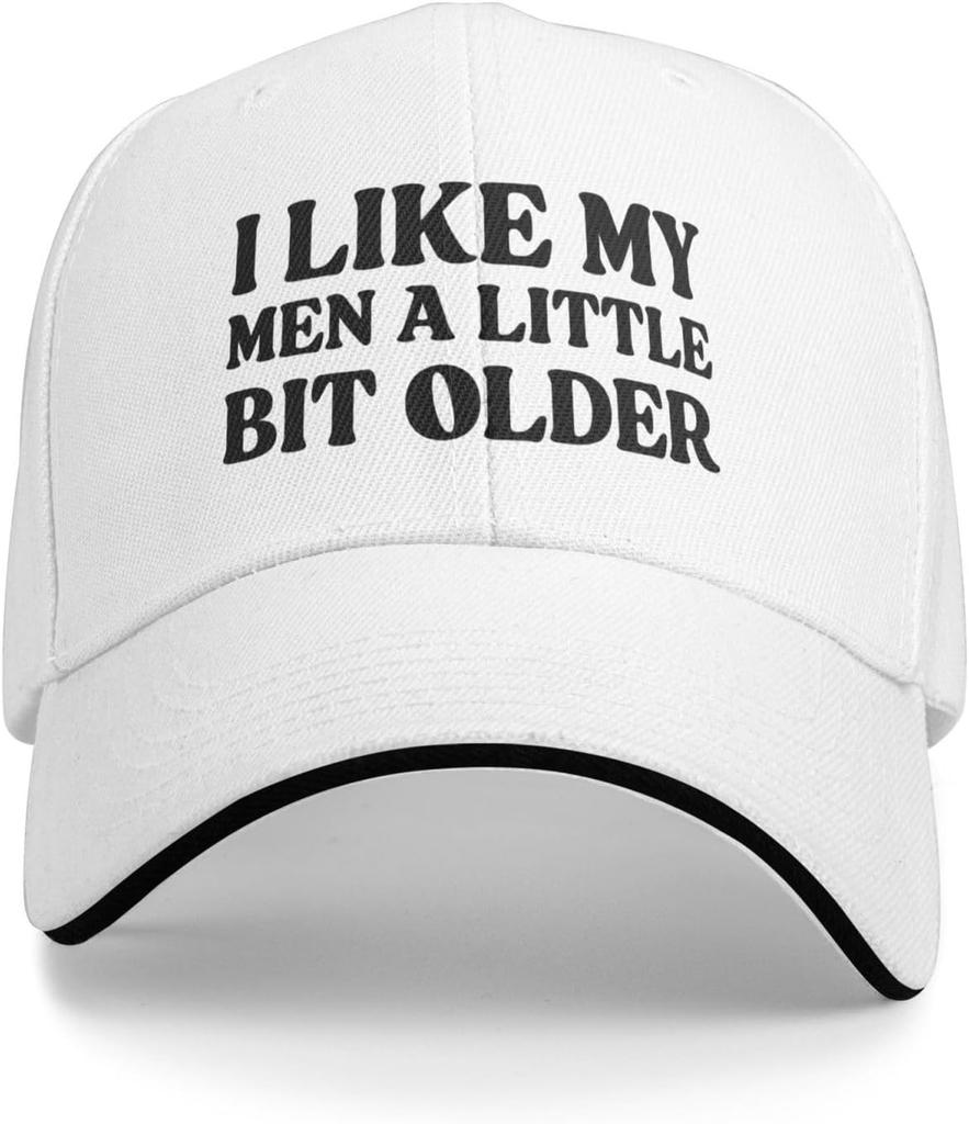 I Like My Men A Little Bit Older Baseball Cap Polyester Unisex Adult Adjustable Outdoor