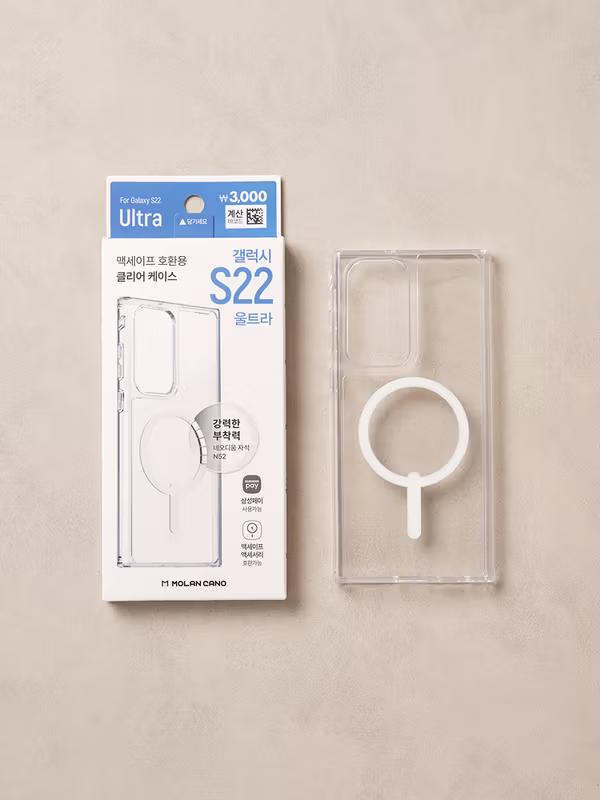 

Идеальный чехол: Совместимый с MagSafe чехол для Galaxy S22 Ultra