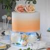 Heavy Duty Cupcake Stand Fillable Cake Round Square Hexagon Wedding?Birthday Clear Party?Cake Display Riser Tier Holder Reusable