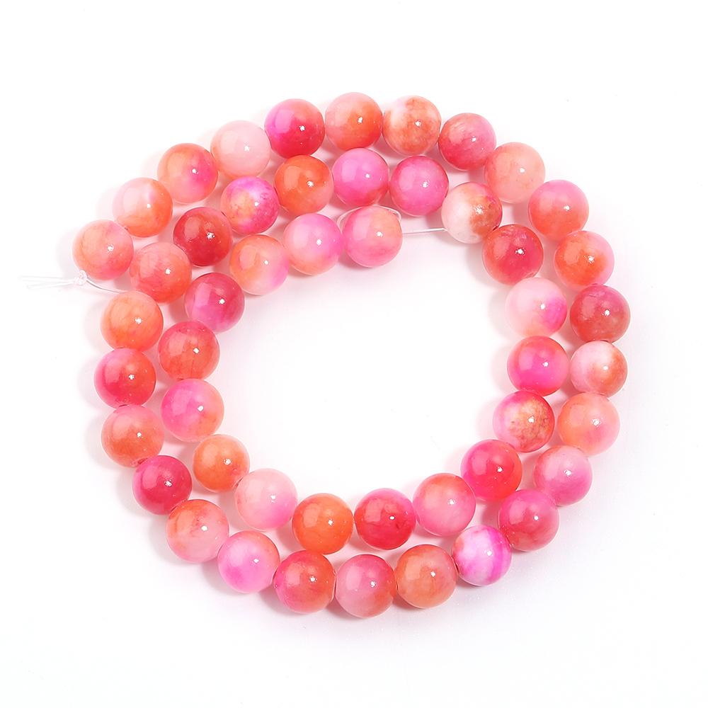 34-90pcs 4-12mm Persian Jade Stone Beads Natural Stone Loose Spacer Beads For Jewelry Making DIY Bracelet Necklace Accessories