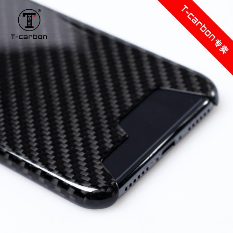 Ultra tenké pouzdro na telefon z uhlíkových vláken pro iPhone X Nárazuvzdorný ochranný kryt Štíhlé přiléhavé Lehký Stylové