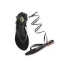 Shoetopia Women'S X-2 Flat Sandal-4 Kids Uk (X-2-Black)-Eu37