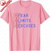 No Fear No Limits No Excuses Tshirt Casual Streetwear Short Sleeve Couple Unisexs And Unisexs 100 Cotton Shortsleeved Shirt