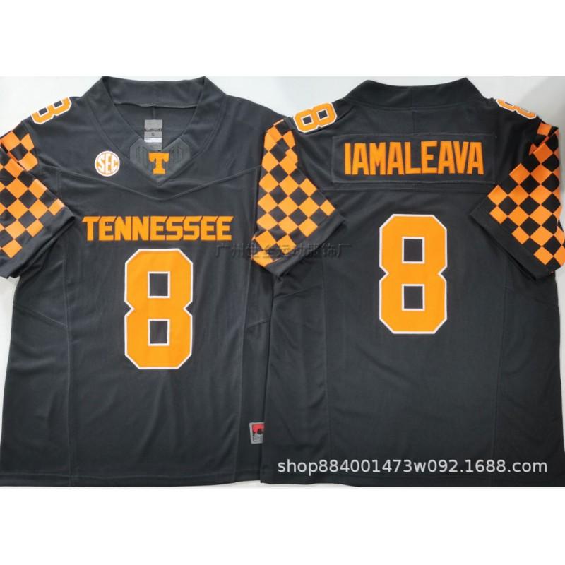 Mens College Football Jersey Team Cotton Blend Rugby Training Shirt Buckeyes Longhorns Volunteers Buffaloes