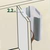 ONGE Hanging Kitchen Trash Can, Waste Bin,Small Plastic Folding Hang Garbage Can White And Green