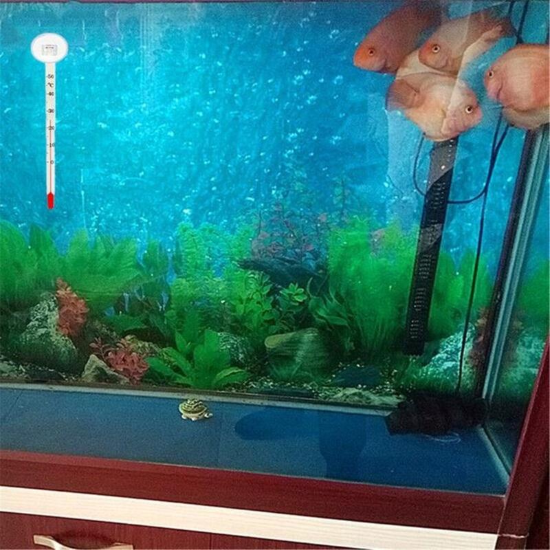 Liquid-In-Glass Aquarium Thermometer for Aquarium FishTank Accurate Floating Laboratory Thermometer