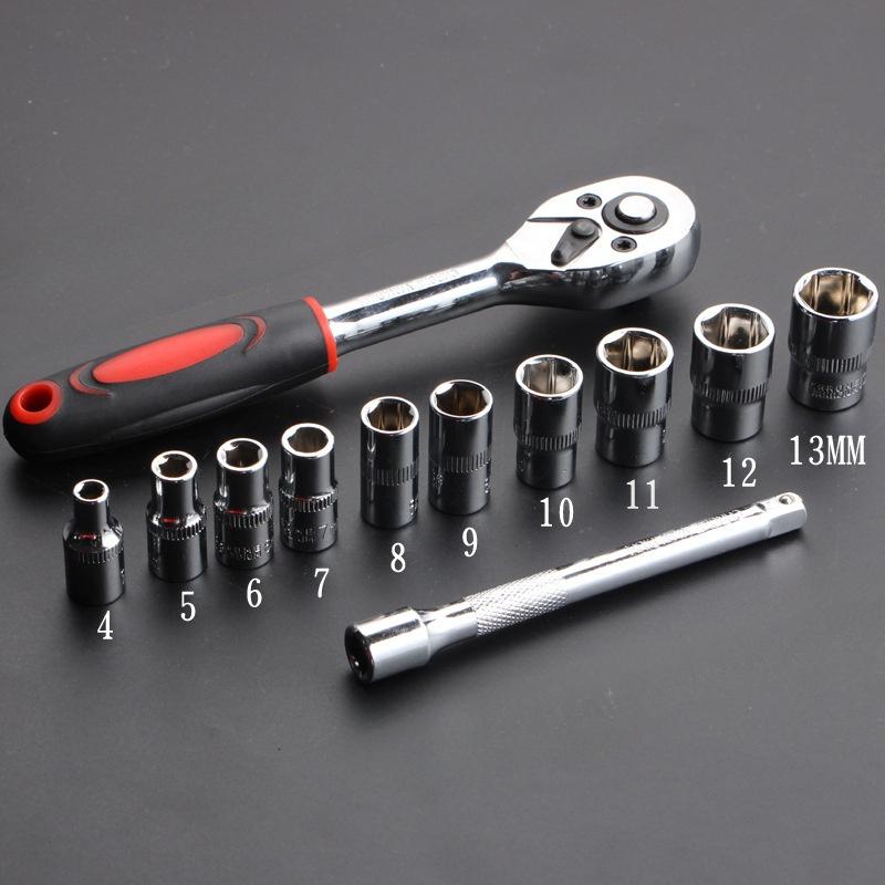 New Upgrade Wrench Socket Set Hardware Car Boat Motorcycle Bicycle Repairing Tool