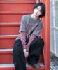 SUPERSUB 1997 Striped Long Sleeve T-Shirt - Gray/Red