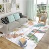 Nordic Living Room Carpet Bedroom Bedside Carpet Geometric Flower Carpet