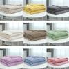 Autumn and Winter New High-gram Single-layer Double-sided Jacquard Tafu Fleece Shu Cotton Fleece Multi-functional Blankets
