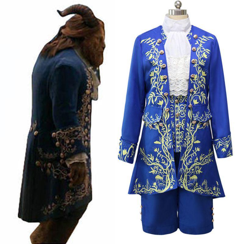 Enchanting Beauty And The Beast Adult Cosplay Prince Adam Costume For Halloween