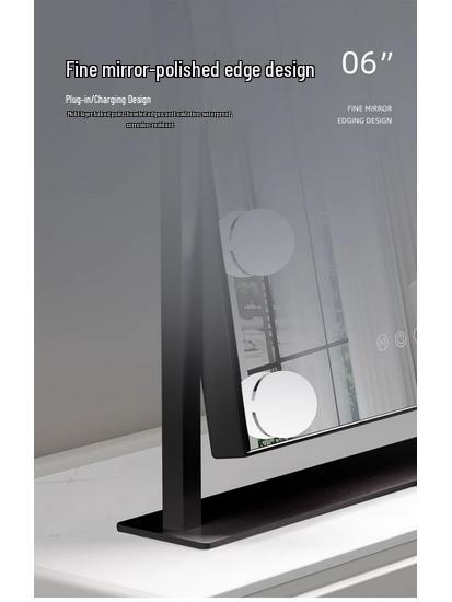 LED HD Vanity Mirror with Lights - Smart Touch Desktop Makeup Mirror