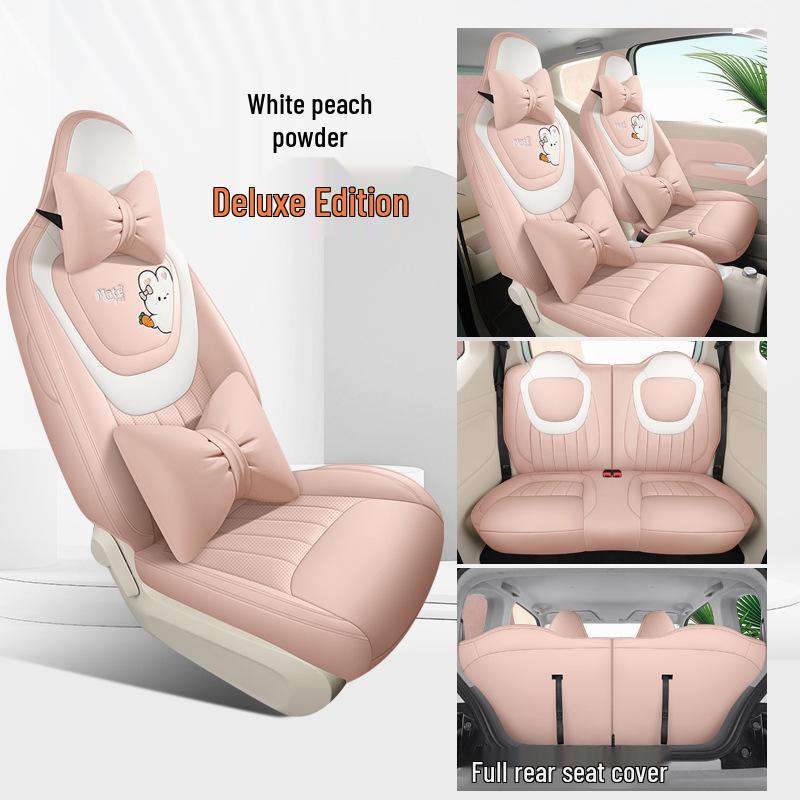 2024 Hongguang MINIEV Vollleder Autositzkissen für Modell der dritten Generation