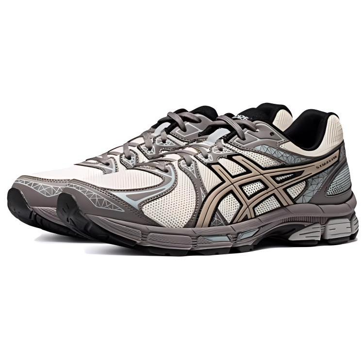 Asics Gel-Exalt 2 Fashion Lightweight Shock Absorbing Durable Breathable Low-Top Running Shoes Men sneaker White Gray Brown 1011B918-100
