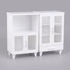 Mini Furniture Dollhouse Cupboard 1:12 Scale Doll Display Cabinet  Kids Toy