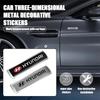 1Pcs Metal Car Badge Side Body Fender Trunk Stickers Auto Decoration Decals Accessories For Hyundai I10 I20 I30 IX20 IX35 Tucson R8
