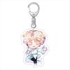 Anime Alien Stage Peripheral Keychain Acrylic MIZI SUA TILL IVAN HYUNA LUKA Pendant Key Chains Fans Cosplay Accessories Gift