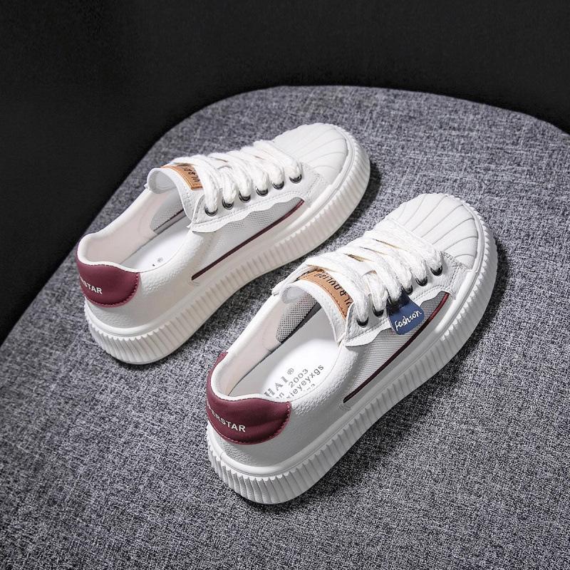 Shell head little white shoes women's 2025 new versatile platform sports and leisure women's shoes autumn explosion student board shoes tide