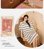 2026 Women's Cute Pajamas - Stretch Cotton-Blend, Short Sleeve Nightgown with Chest Pads for Summer