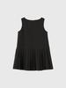 General Idea Pleated Skirt Mini Dress [Black] / Gf1Lop503