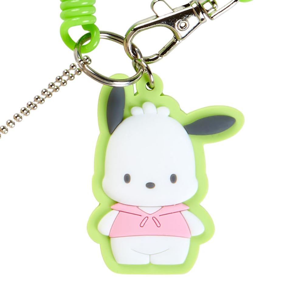 Sanrio Pochacco Silicone Mini Case Charm X X Character 240087 Keychain, 6.5 6.5 3cm,