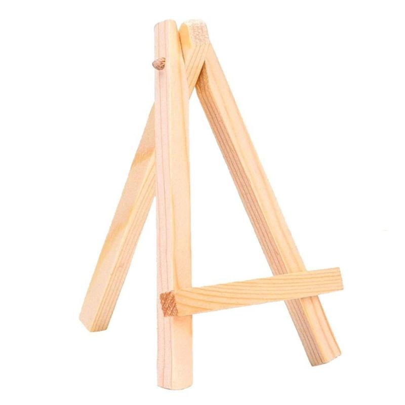 20 Pieces Triangles Easel Wood Easels Small Easel for Pictures Table Easel for Display of Painting Drawing Picture Frame