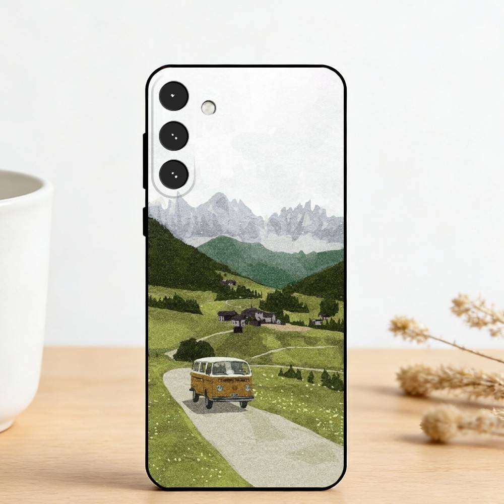 

C-Cars and Distances Phone Case For Samsung Galaxy A73,A72,A71,A70,A53,A52,A51,Others Soft Black Cover Samsung a42 5g