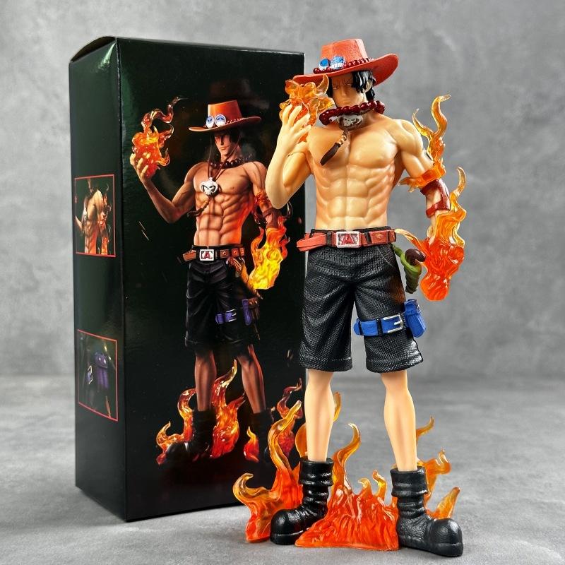 Figur One Piece DX10th Anniversary Fire Fist Escal D Ace Ruffy Brother Spielzeug Japan Anime Sammlerfiguren PVC Modell Spielzeug